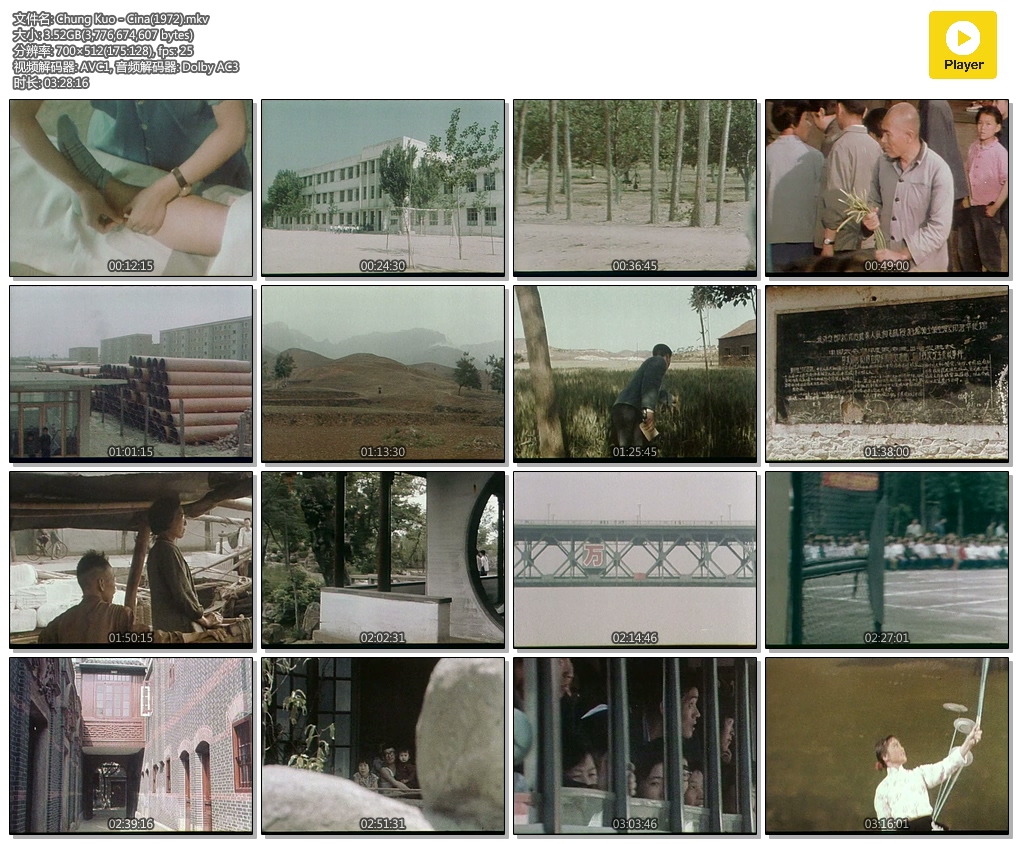 [中国 Chung Kuo Cina 1972][完整版] [意大利语中字][98] 消失※纪录片