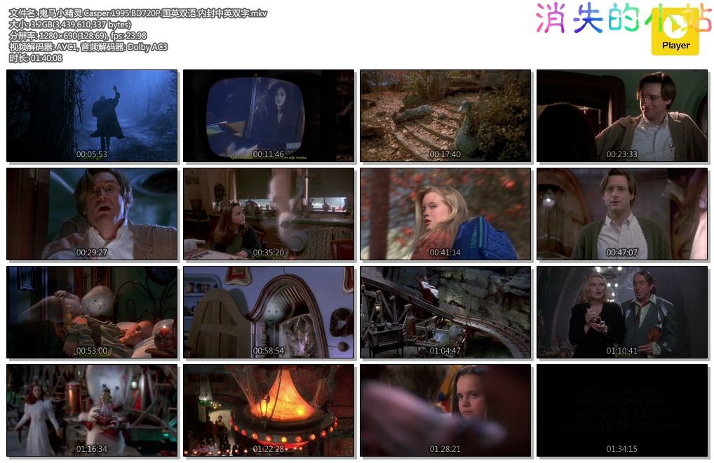 [鬼马小精灵][Casper][1995][BD][720P][国英双语][内封中英双字][阿里云]
